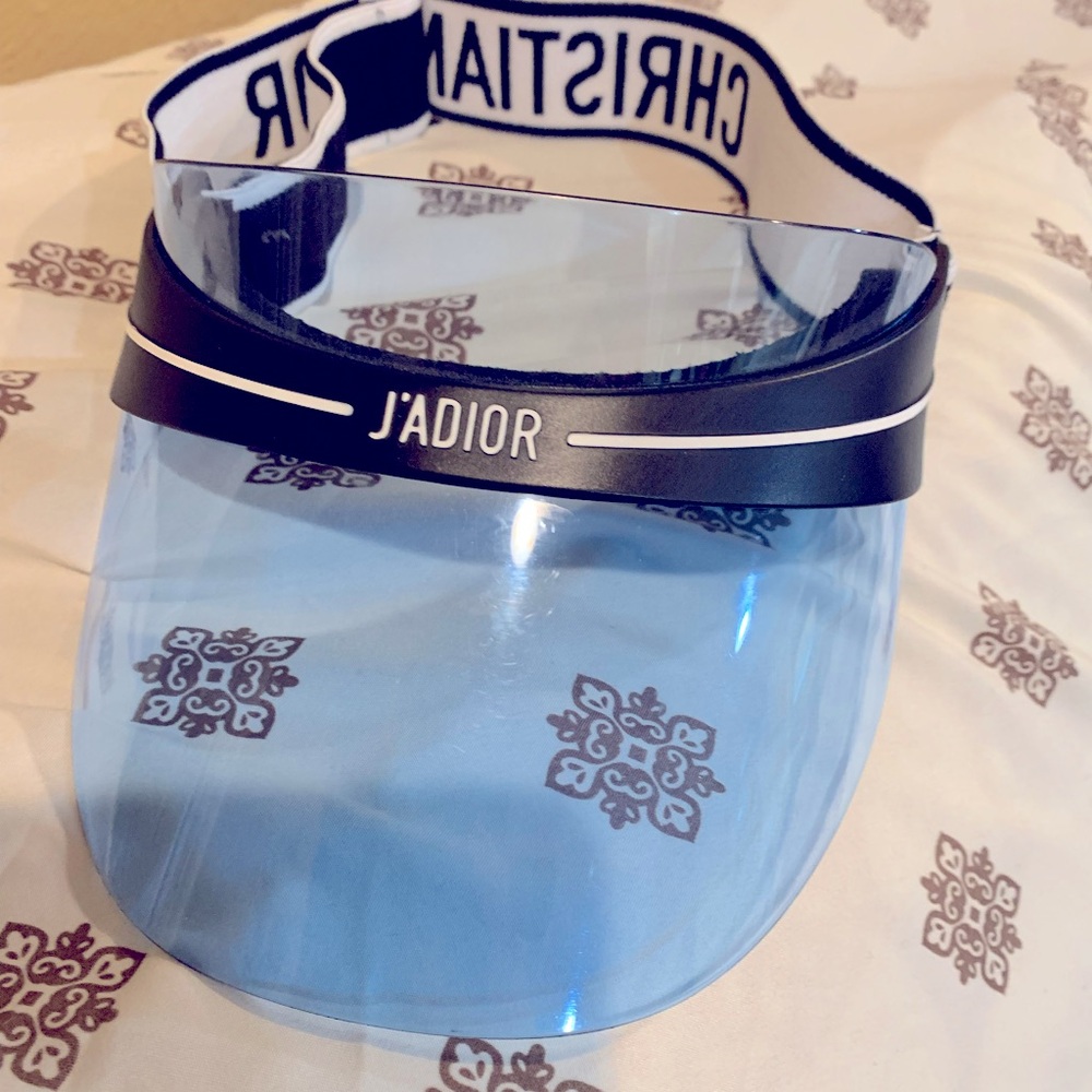 Dior Blue and Black Visor Hat
